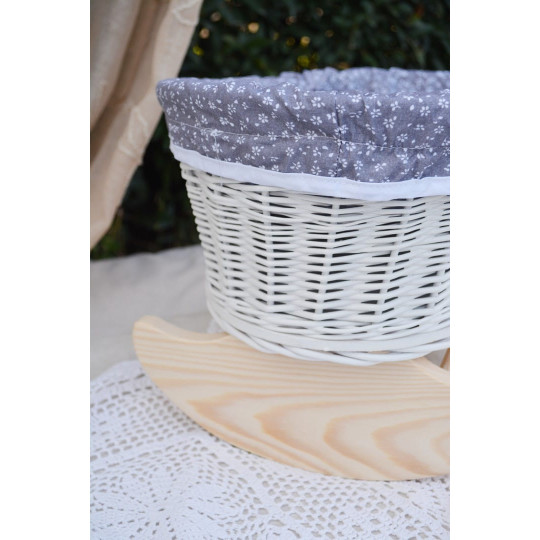 Rucă handmade și împletită leagăn pentru copii