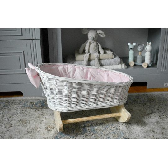 Cătelă stabilă pentru păpuși de culoare albă