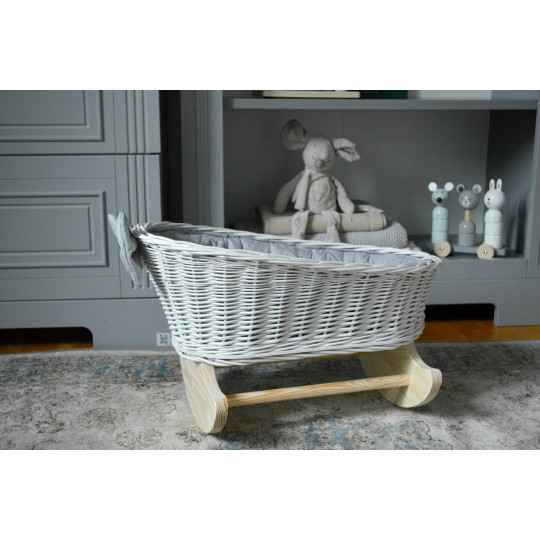 Leagăne pentru păpuși de calitate în culoarea gri