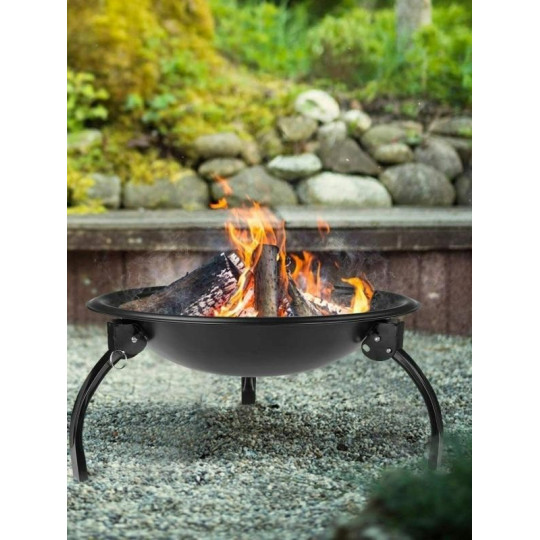 Grătar de grădină de calitate, de culoare neagră