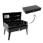 Grătar de camping portabil cu accesorii 44x23x48 cm