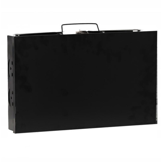 Grătar de camping portabil cu accesorii 44x23x48 cm