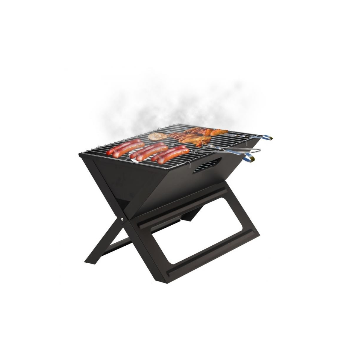 Grătar turistic pliabil 46x30x30 cm