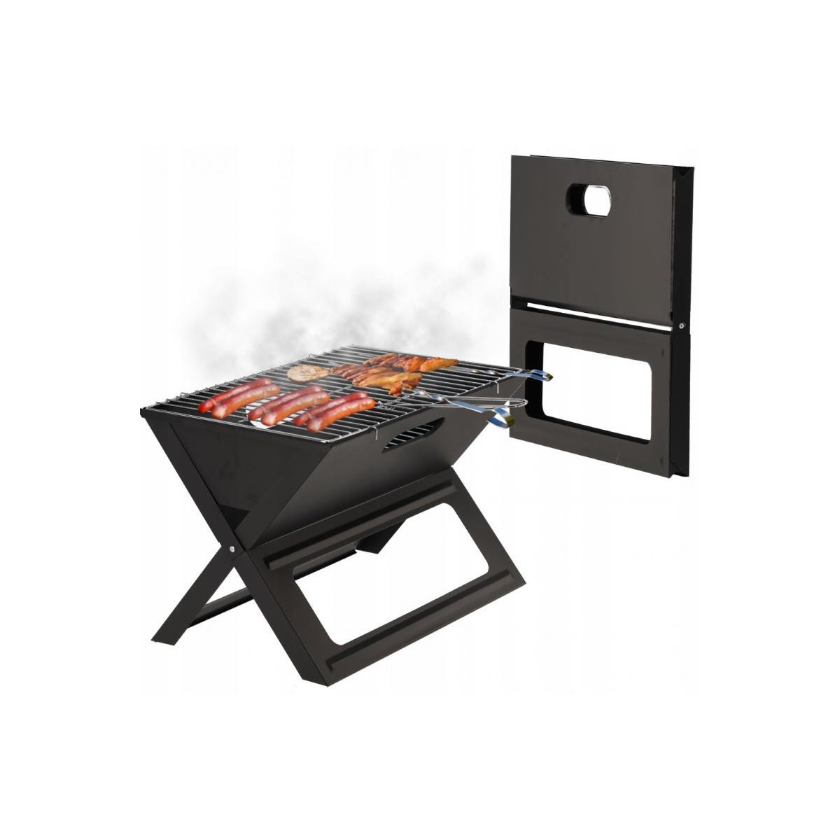 Grătar turistic pliabil 46x30x30 cm