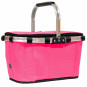 Coș de picnic pliabil de culoare roz