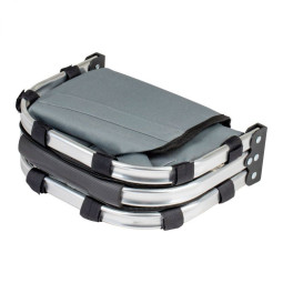 Termo rucsac pliabil pentru alimente de culoare gri