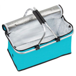 Kos de picnic de calitate, de culoare albastră