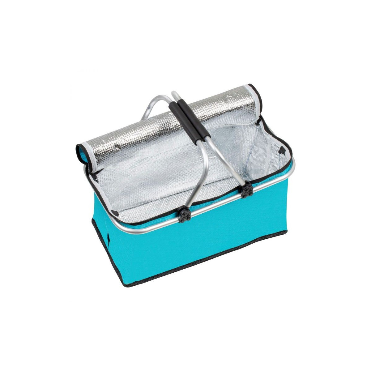 Kos de picnic de calitate, de culoare albastră