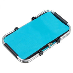 Kos de picnic de calitate, de culoare albastră