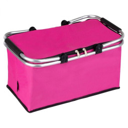 Rucsac termic pentru picnic roz