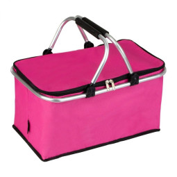 Rucsac termic pentru picnic roz