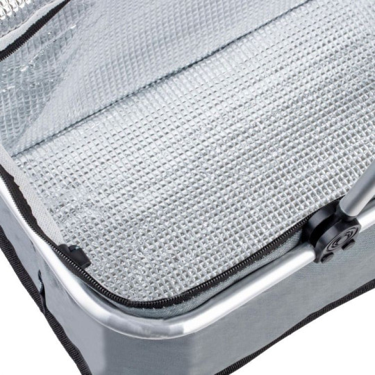 Geantă de picnic de calitate în culoarea gri