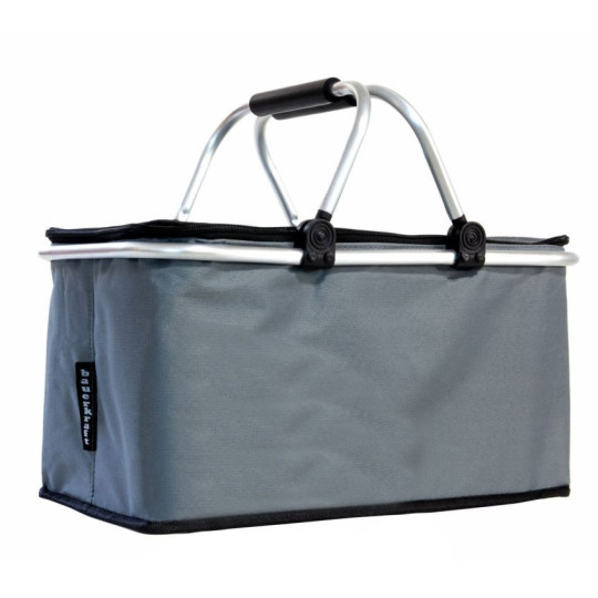Geantă de picnic de calitate în culoarea gri