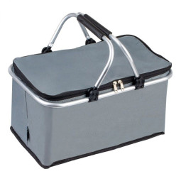 Geantă de picnic de calitate în culoarea gri