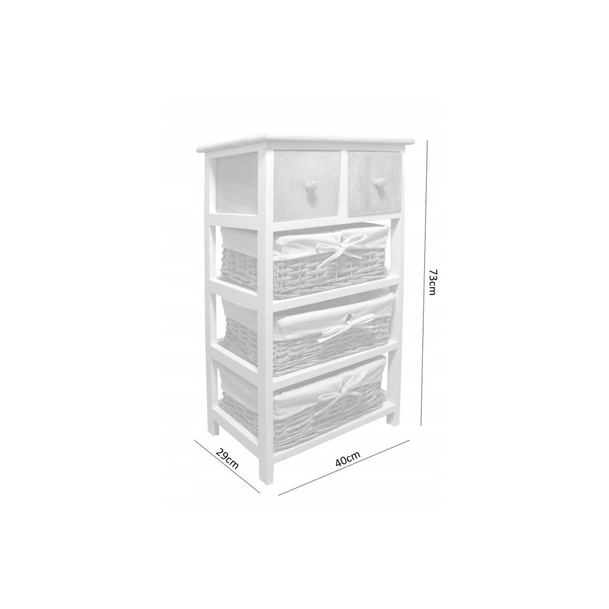 Comodă modernă cu sertare de culoare maro