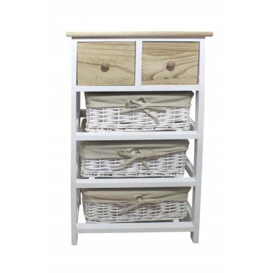 Comodă modernă cu sertare de culoare maro