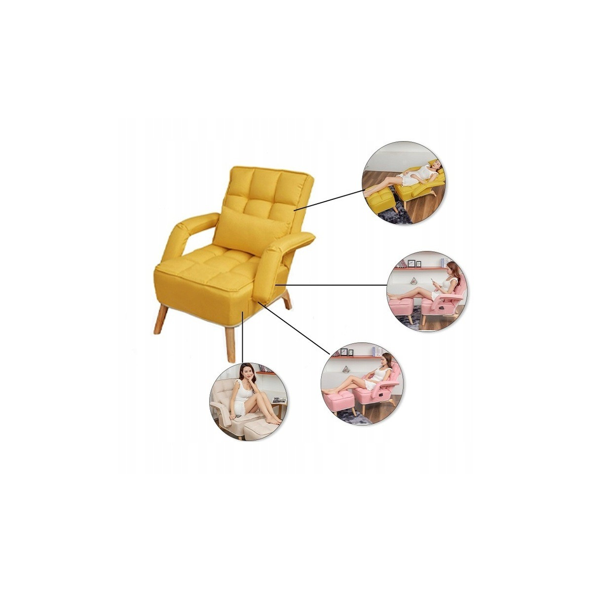 Uși pentru scaunele din living de culoare gri închis