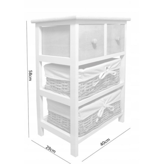 Mobilă de calitate cu sertare de culoare maronie