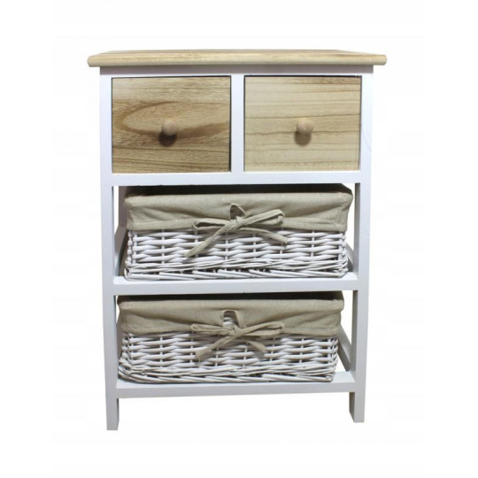 Mobilă de calitate cu sertare de culoare maronie