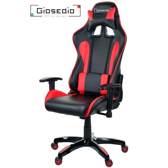 Scaun de jocuri de marcă de culoare roșie