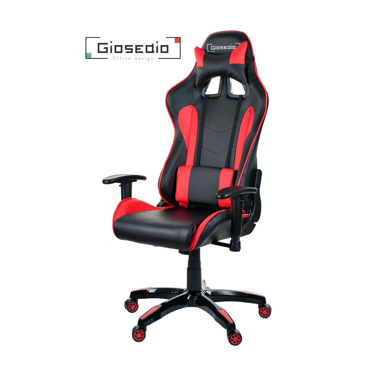 Scaun de jocuri de marcă de culoare roșie
