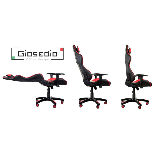 Scaun de jocuri de marcă de culoare roșie