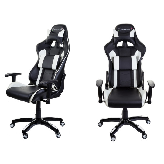 Cele mai ieftine scaune de gaming în culori alb-negru