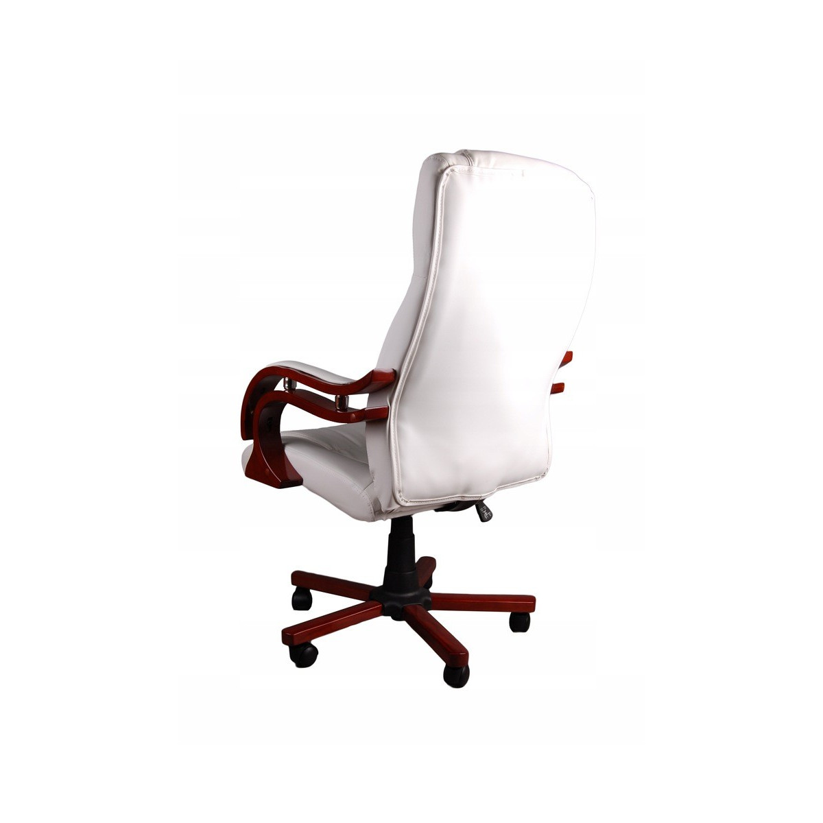 Scaun de birou cu funcție de masaj de culoare albă