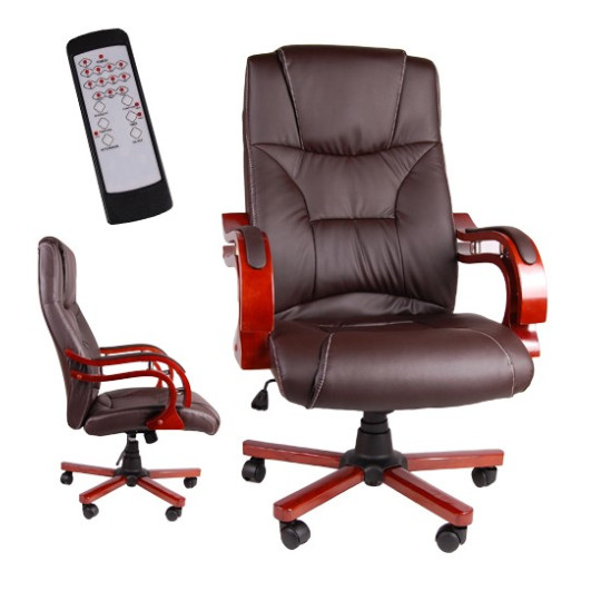 Masajul scaun de birou de culoare maro