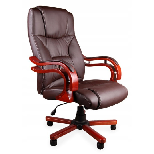 Masajul scaun de birou de culoare maro