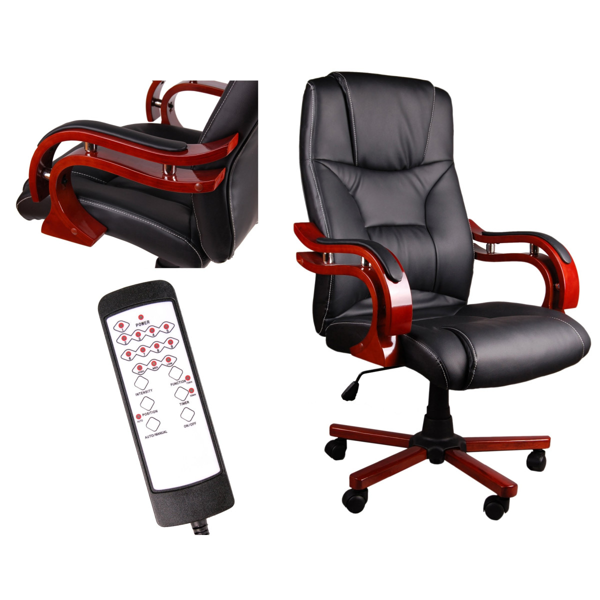 Scaun de birou cu 9 funcții de masaj