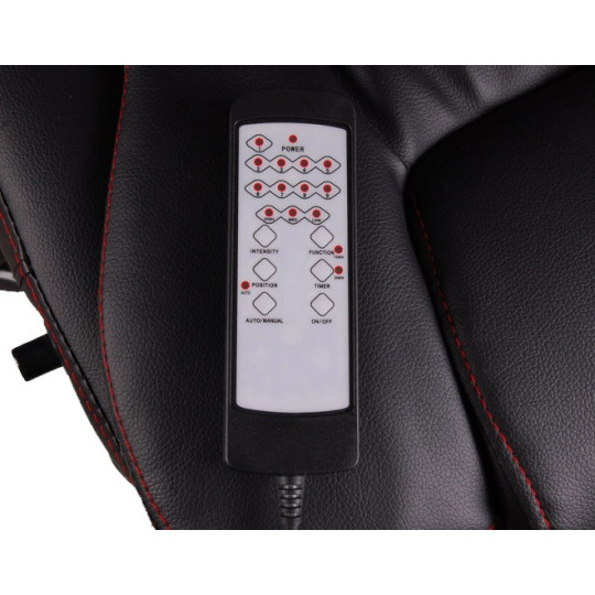 Scaun de birou negru cu funcție de masaj