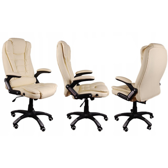 Scaune de birou de masaj de culoare bej