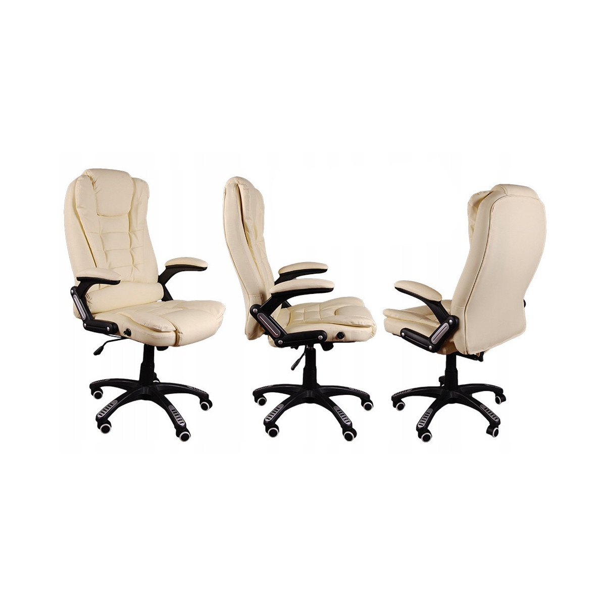 Scaune de birou de masaj de culoare bej