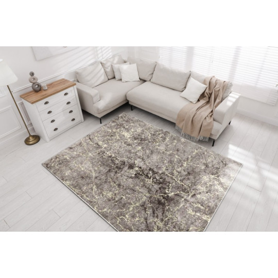 Covoare moderne de culoare gri cu model MIRO