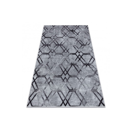 Covor de calitate, cu model în culoarea gri, colecția MIRO.
