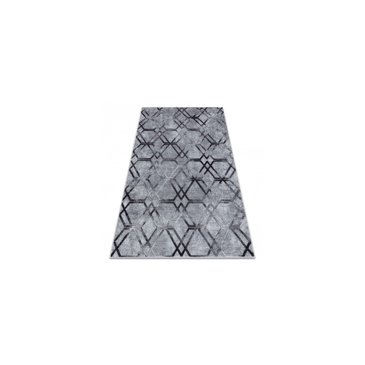 Covor de calitate, cu model în culoarea gri, colecția MIRO.