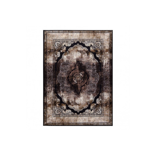 Covor modern pentru living de culoare maro