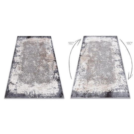 Covor vintage modern în culoarea gri colecția MIRO