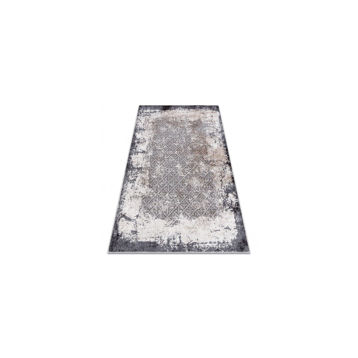 Covor vintage modern în culoarea gri colecția MIRO