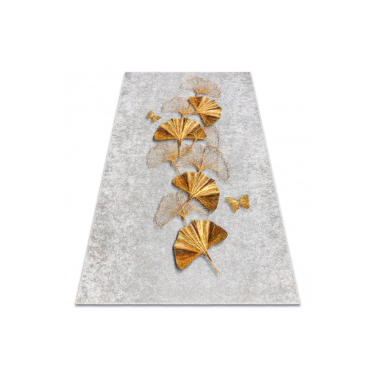 Covor cu mașina fluturilor de culoare gri