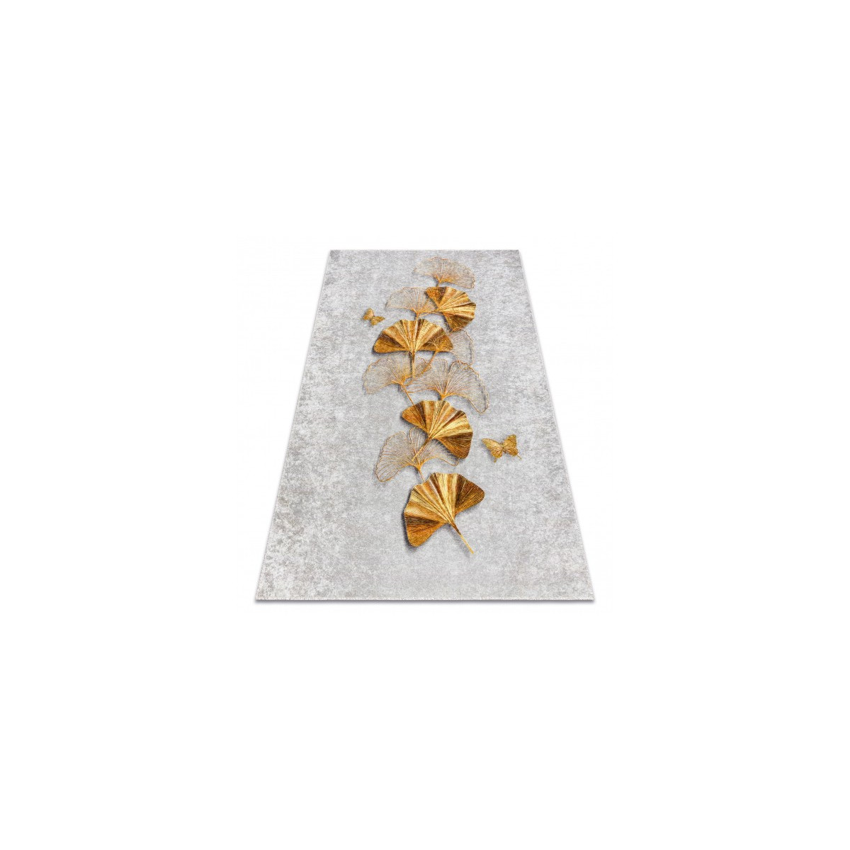 Covor cu mașina fluturilor de culoare gri
