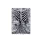 Covor de calitate cu model de zebră