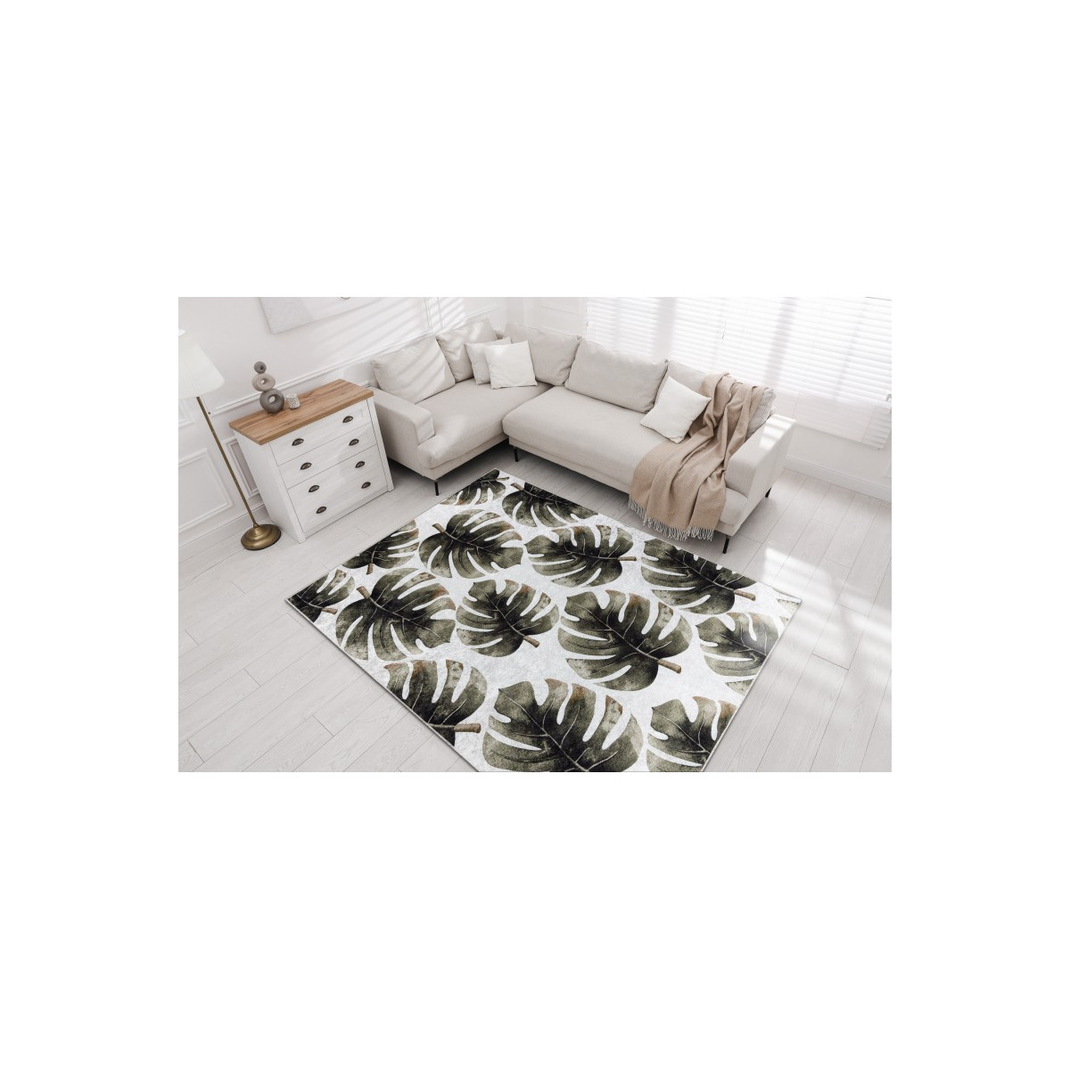 Covoare de calitate pentru living cu frunze