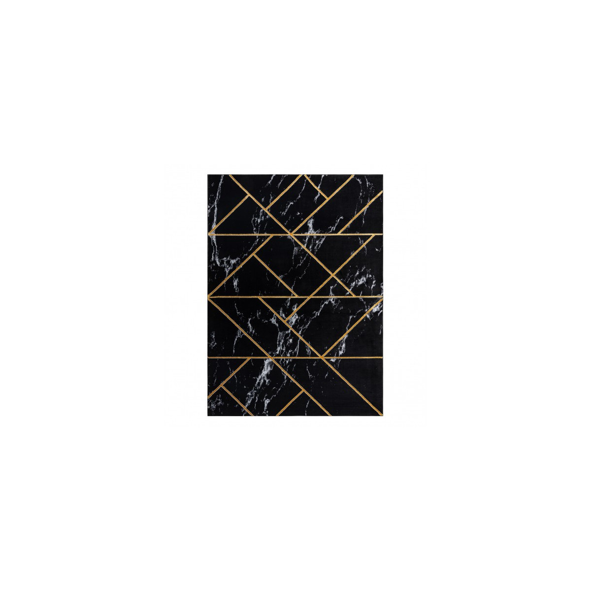 Covor exclusiv cu modele în culoarea neagră