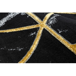 Covor exclusiv cu modele în culoarea neagră