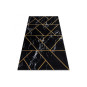 Covor exclusiv cu modele în culoarea neagră