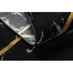 Covor exclusiv cu modele în culoarea neagră