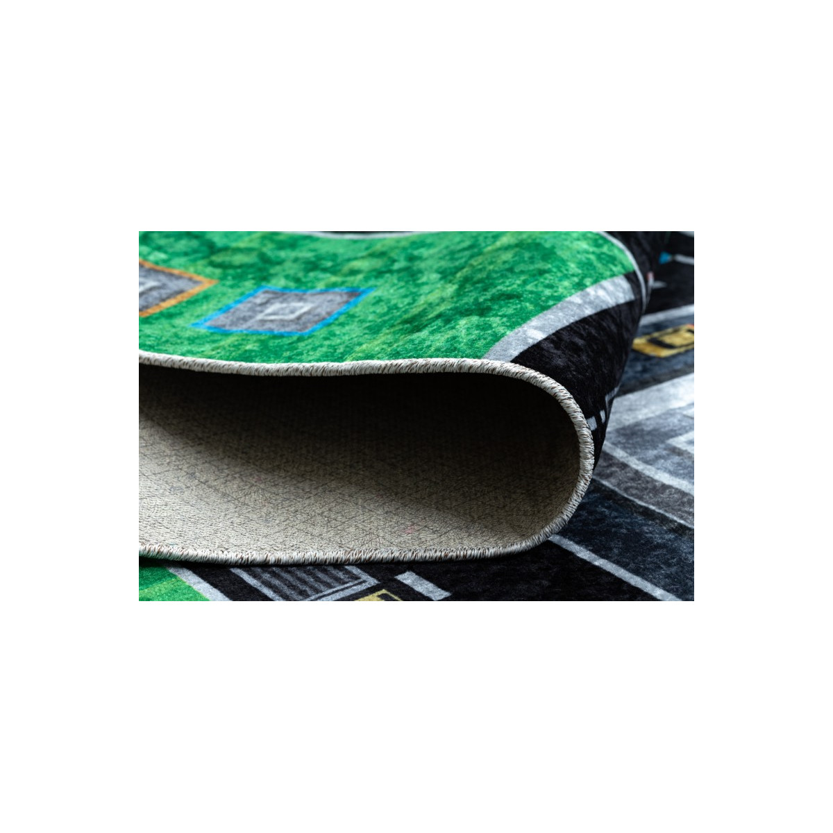 Covor pentru camera copiilor de culoare verde