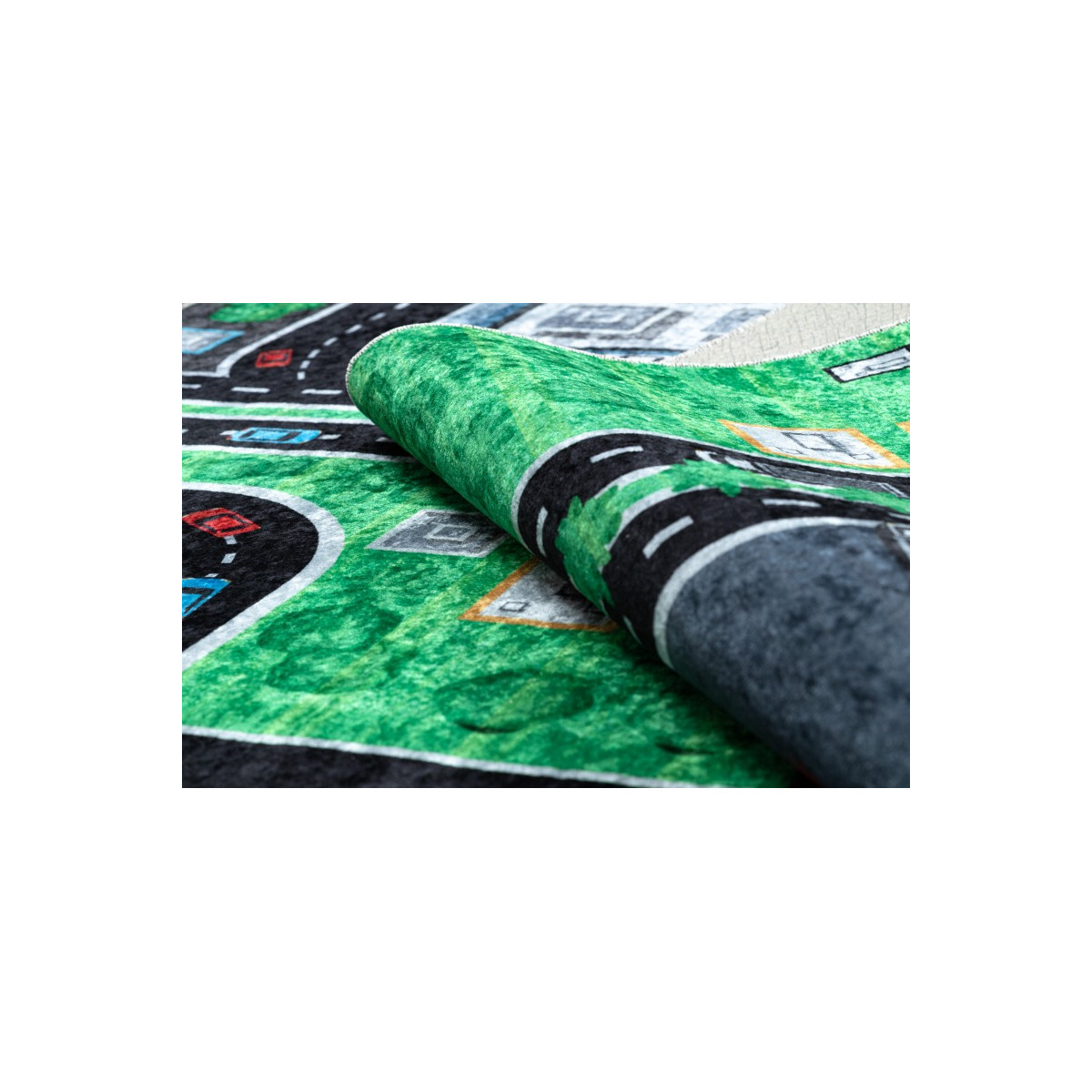 Covor pentru camera copiilor de culoare verde
